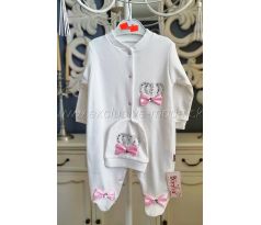 Baby overal White / Pink