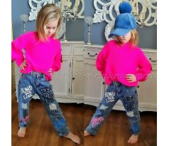 Pulovrík Fashion fuchsia