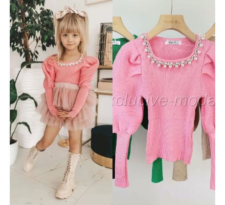 Pulovrík Luxury Pink