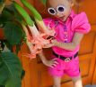 Blúzka s kamienkami Pink