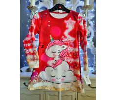 Vianočná tunika /minišatky obláčik