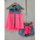 Komplet jeans/pink