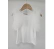 Tričko biela s riasením