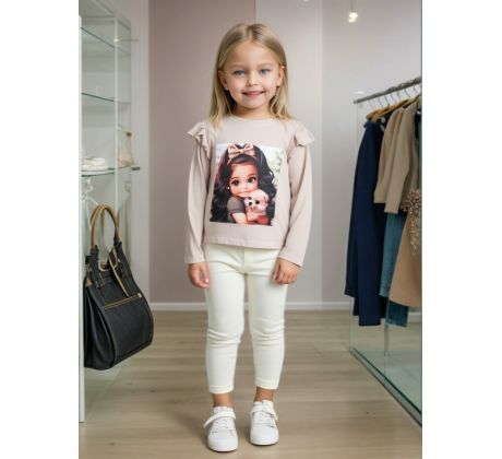 Tričko dievčatko so psíkom