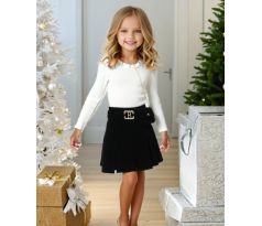 Šaty + kabelka Bielo/čierna