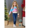 Mikinka Barbie modrá