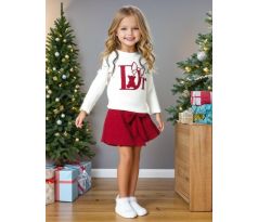 Komplet bielo červená