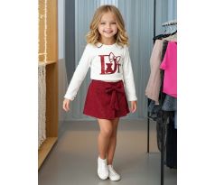 Komplet bielo červená