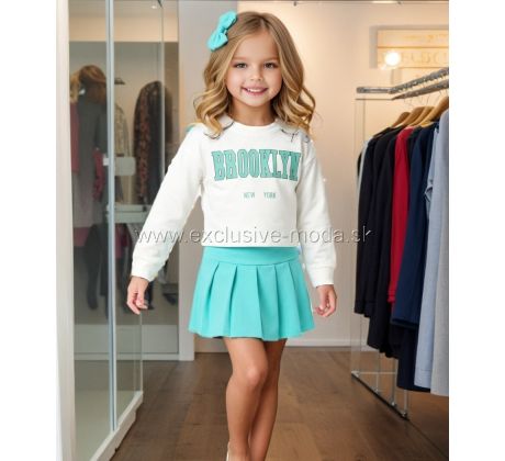 Komplet BROOKLYN tyrkysová