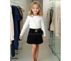 Šaty + kabelka Bielo/čierna