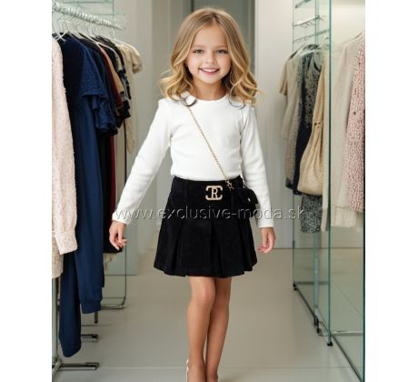 Šaty + kabelka Bielo/čierna