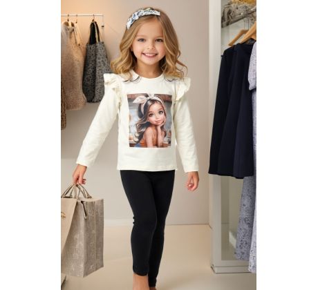 Tričko dlhý rukáv dievčatko