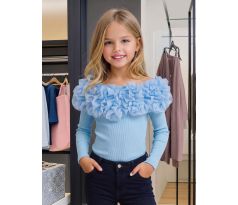 Tričko s riasením Blue