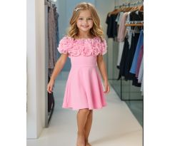 Šaty s riasením 001