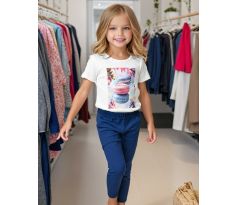 Tričko macronky biela