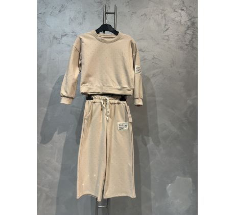 Komplet ITALY fashion béžová