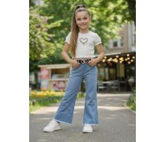 Nohavice z mäkkej džínsoviny