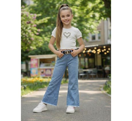 Nohavice z mäkkej džínsoviny