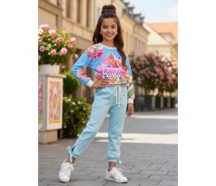 Mikinka Barbie modrá