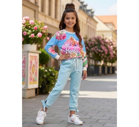 Mikinka Barbie modrá