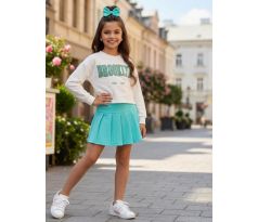 Komplet BROOKLYN tyrkysová