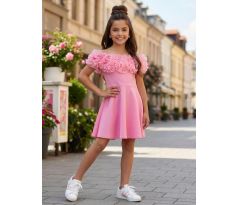 Šaty s riasením 001