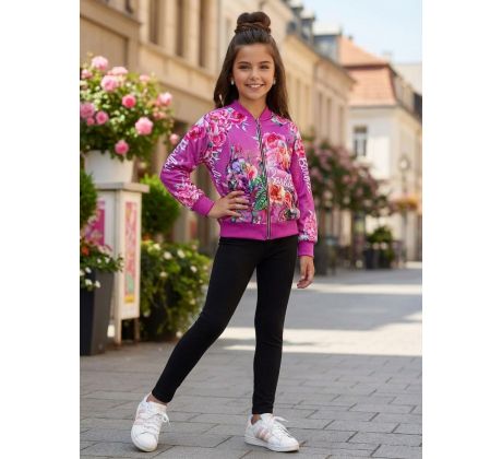 Mikinka Barbie velúrová