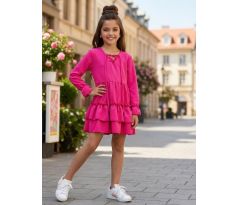 Dievčenské šaty HOT PINK