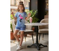 Dievčenský komplet Plameniak