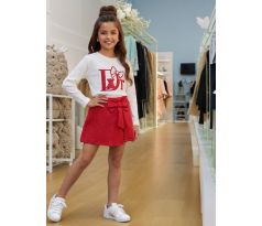 Komplet bielo červená