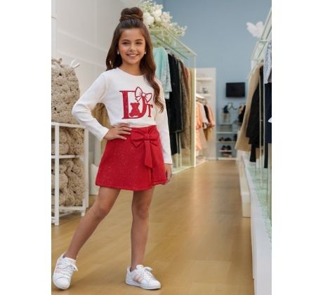 Komplet bielo červená