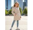 Jarný kabát s opaskom béžová