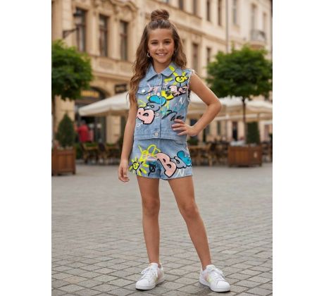 Jeansový komplet Bubble