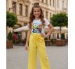 Nohavice žltá