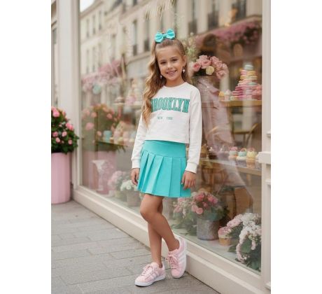 Komplet BROOKLYN tyrkysová