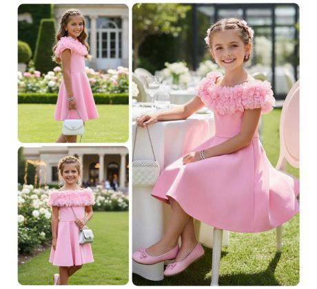 Šaty s riasením 001