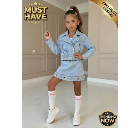 Džínsový komplet Chicaprie...