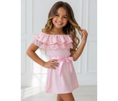 Šatky Pink Luxury
