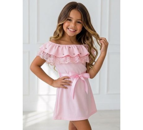Šatky Pink Luxury