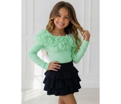 Tričko s bohatým riasením Mint