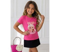 Tričko LABUBU fuchsia