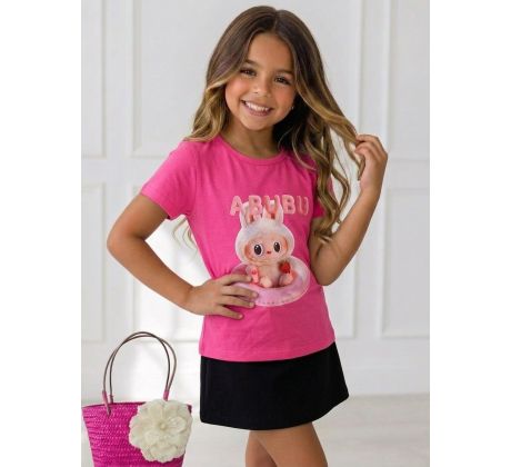 Tričko LABUBU fuchsia