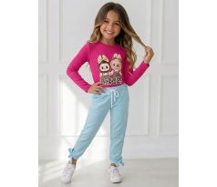Tričko LABUBU fuchsia 01