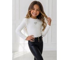 Pulovrík so strieborným srdiečkom