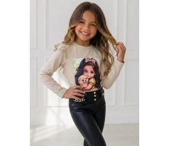 Tričko dievčatko so psíkom