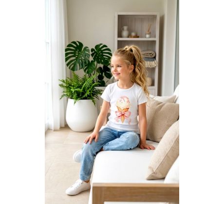 Tričko Zmrzlinka biela