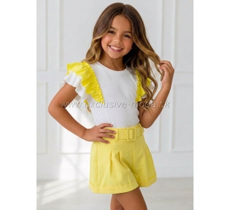 Komplet yellow/white