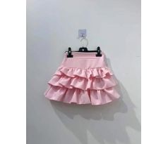 Volánová sukňa baby pink