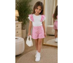 Komplet Pink/white 001