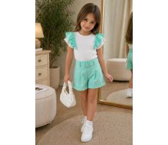 Komplet Mint/white